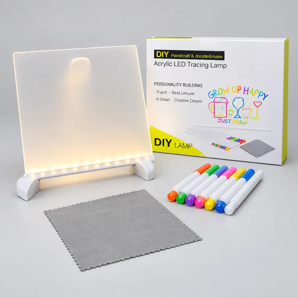 Acrylic LED Board With Neon Pens by TradeProSolutions