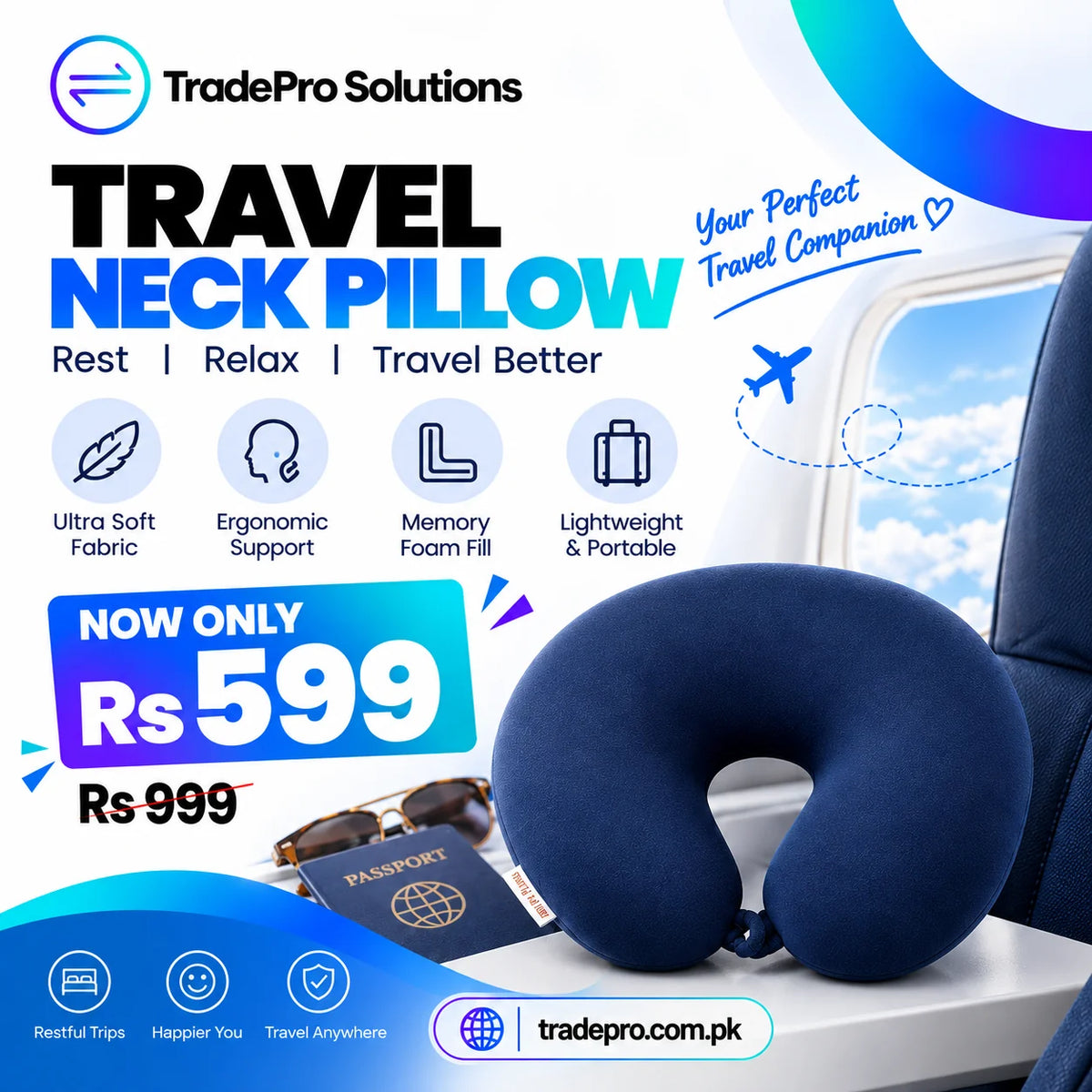 Travel Neck Pillow - TradePro Solutions
