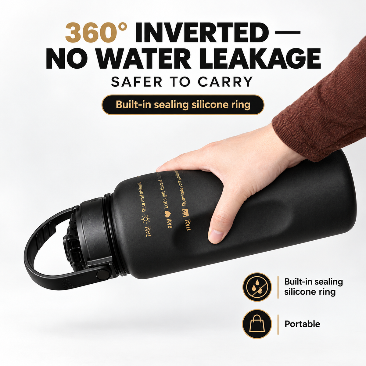 Dual Sipper Water Bottle Set by TradePro Solutions.