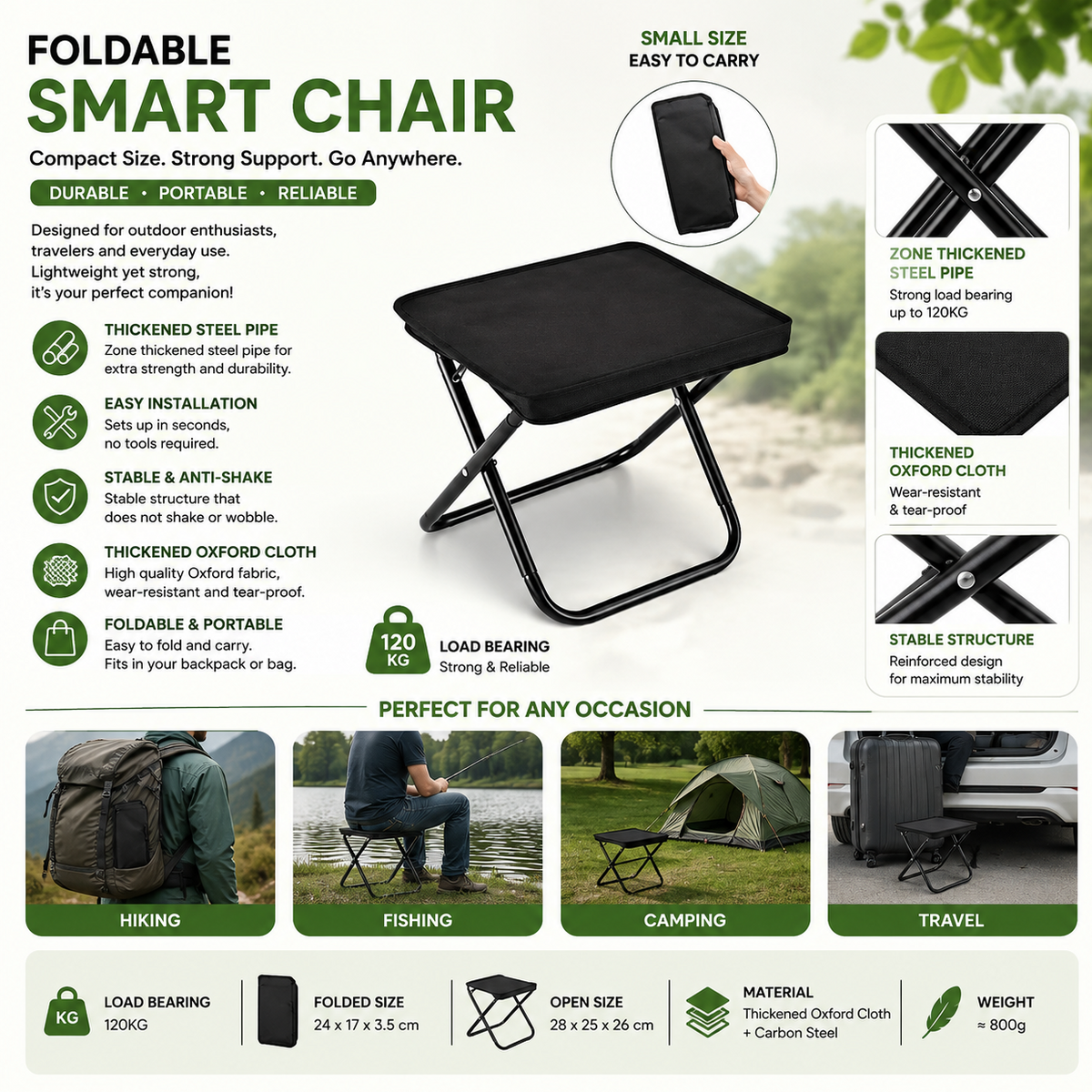 Foldable Smart Chair by TradePro Solutions.