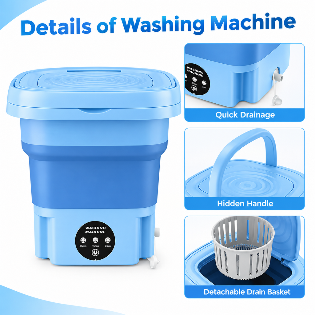 Foldable Washing Machine by TradePro Solutions.
