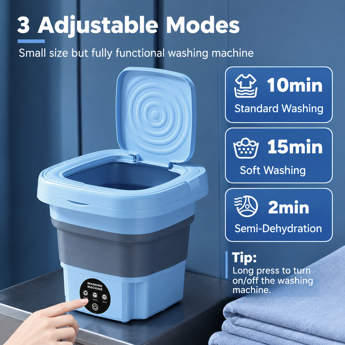 Foldable Washing Machine by TradePro Solutions.