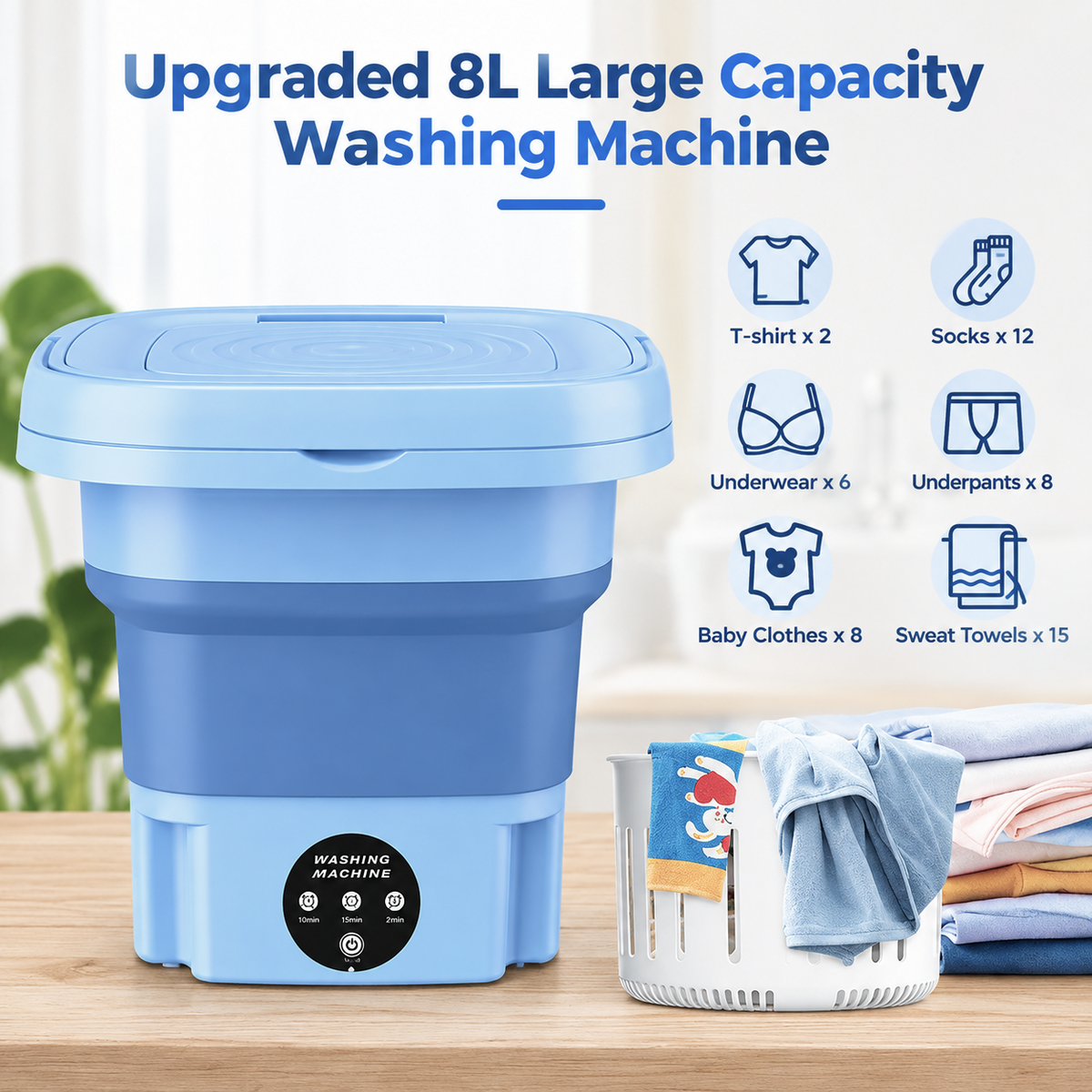 Foldable Washing Machine by TradePro Solutions.