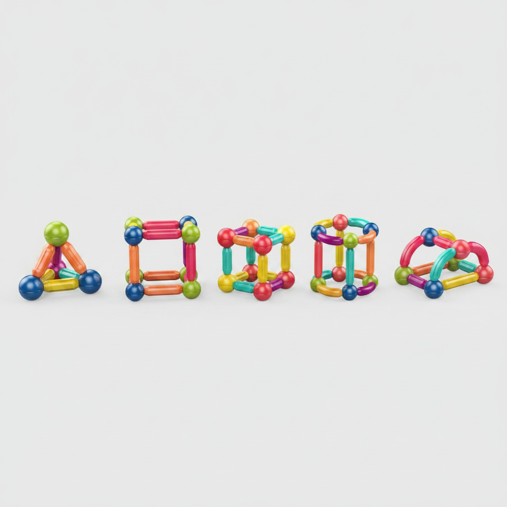 Magnetic Bar Blocks 36pcs by TradePro Solutions.