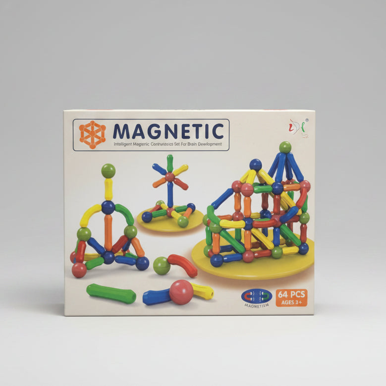 Magnetic Bar Blocks (64pcs)