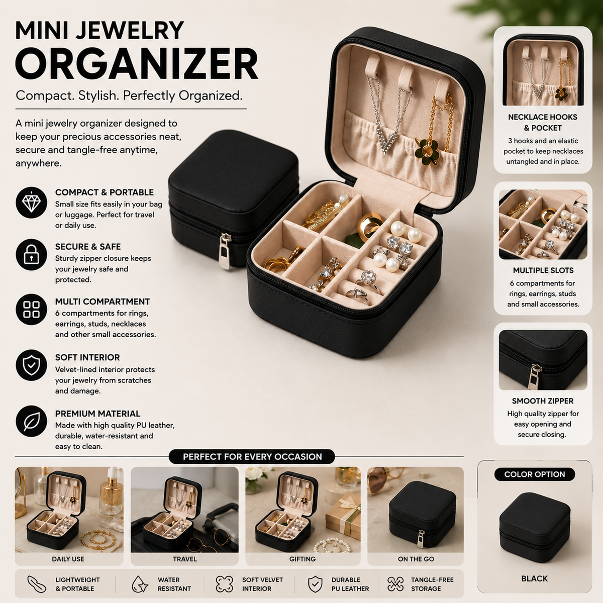 Mini Jewellery Organizer by TradePro Solutions.