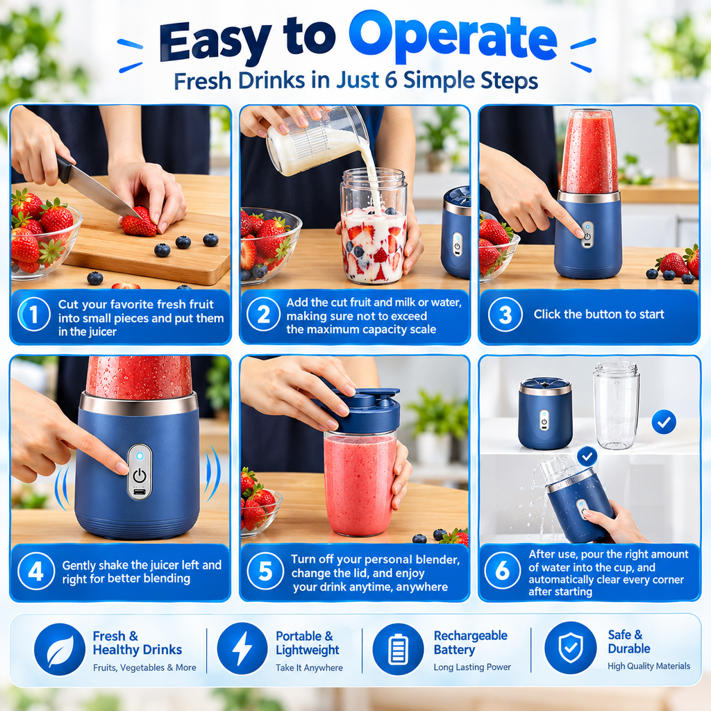 Multifunctional Portable Juicer by TradePro Solutions.