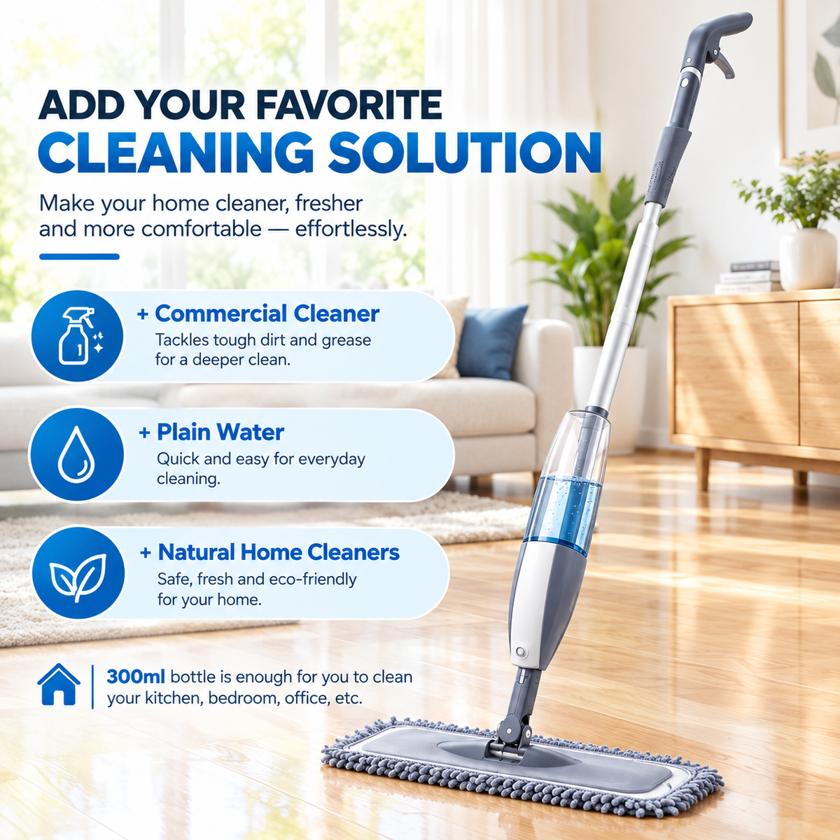 Spray Mop Floor Cleaner by TradePro Solutions.