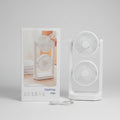 USB Operated Dual Desktop Fan by TradePro Solutions.