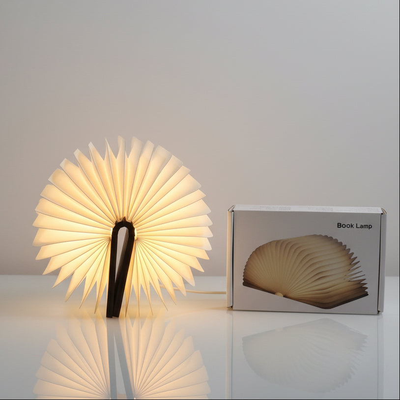 Wooden Book Lamp by TradePro Solutions.